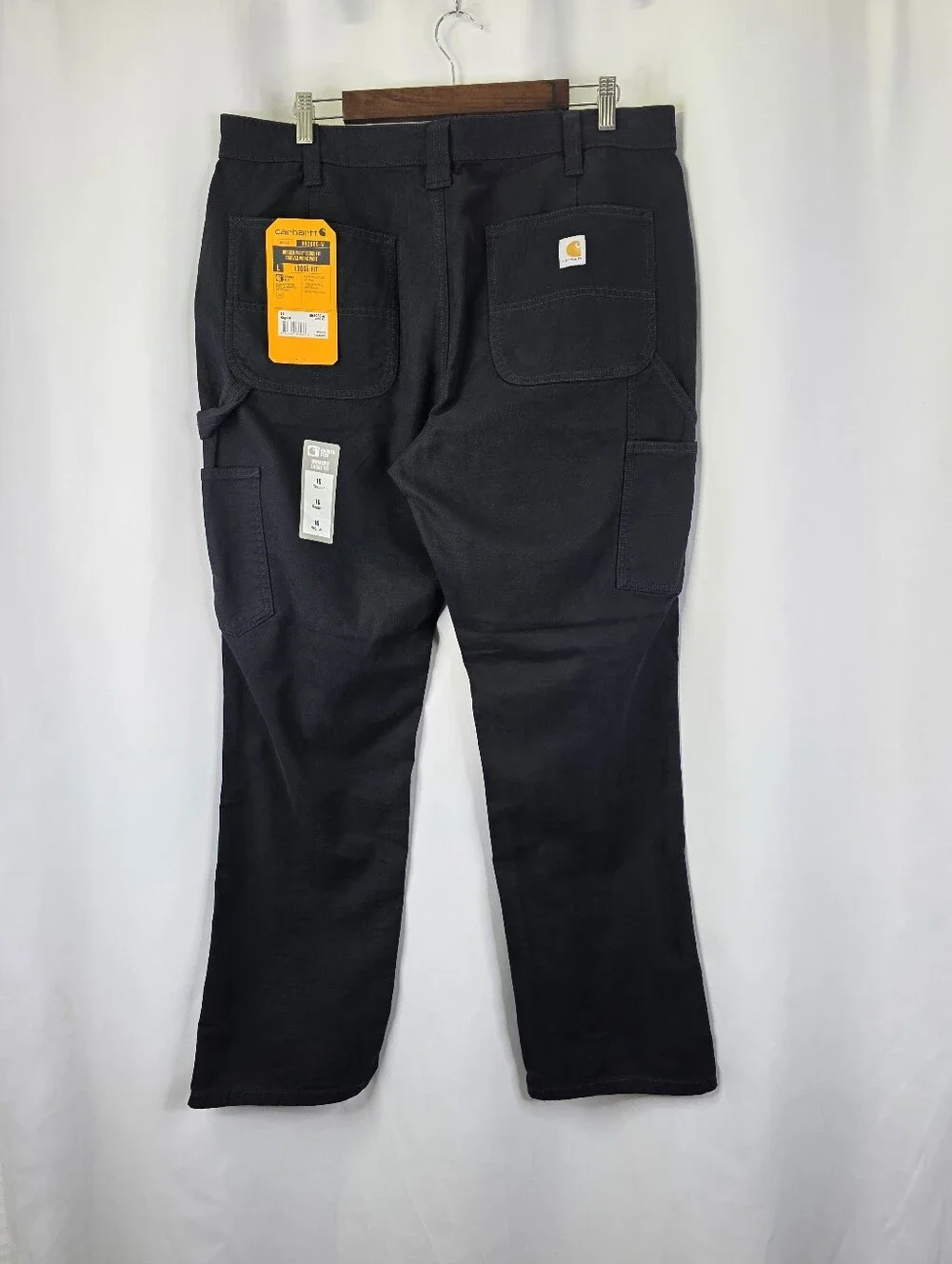 Carhartt Womens Size 16 Rugged Flex Straight Loose Fit Canvas Work Pants Regular